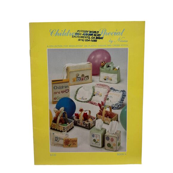 Vintage Children are Special Cross Stitch Design Booklet #4 Ninna 1982 Gift Baby - Picture 1 of 3